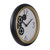 15.5" White and Black Contemporary Round Gear Wall Clock - IMAGE 2