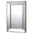 20" Gray Classic Vintage Style Tray Framed Rectangular Shape Wall Mirror - IMAGE 4