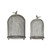 Domed Mesh Candle Holders with a Bird on Top - 13" - Set of 2 - IMAGE 3