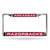 6" x 12" Red and White Arkansas Razorbacks Rectangular License Plate Cover - IMAGE 1