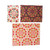 Set of 3 Vibrantly Colored Kaleidoscopic Pattern Notebooks 10" - IMAGE 1