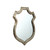 Distressed Medium Wide Empire Crest Framed Wall Mirror - 23.5" - IMAGE 3
