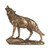 9.25" Copper Vintage Classic Large Wolf Shaped Decorative Statue - IMAGE 4