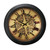 Classic Geared Round Wall Clock - 26.25" - Black and Gold - IMAGE 1
