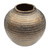 Large Vintage Style Tribal Ceramic Pot Vase - 8" - Bronze - IMAGE 2