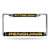 6" x 12" Black and Yellow NHL Pittsburgh Penguins Cut License Plate Cover - IMAGE 1