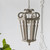 26.5" White and Clear Classic Style One Light Chandelier - IMAGE 2