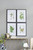 Set of 4 White and Green Botanical Rectangular Fern Wall Art Decor 27.5" x 19.5" - IMAGE 3