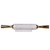 Marble Rolling Pin - 16.75" - White and Gold - IMAGE 2