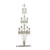 3-Tier Vintage Style Wall Mount Candle Holder - 57" - IMAGE 4