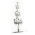 55.75" White Vintage Style Wall Mount Candle Holder - IMAGE 2