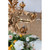 Cascading Leaf 6-Light Chandelier - 30" - Antique Gold - IMAGE 4