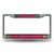6" x 12" Red and Black NHL Chicago Blackhawks License Plate Cover - IMAGE 1