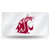 6" x 12" Red and White College Washington State Cougars Tag - IMAGE 1