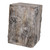 9.5" Brown Medium Round Tree Stump Cement Stool - IMAGE 4
