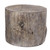 9.5" Brown Medium Round Tree Stump Cement Stool - IMAGE 3
