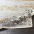 9.5' x 13' Distressed Finish Gray and Yellow Rectangular Area Throw Rug - IMAGE 4