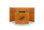 DOLPHINS ENGRAVED BROWN TRIFOLD WALLET - IMAGE 1