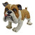 11.5" British Bulldog Outdoor Garden Statue - IMAGE 1