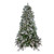 Real Touch™️ Pre-Lit Flocked Rosemary Emerald Angel Pine Artificial Christmas Tree - 9' - Clear LED Lights - IMAGE 1