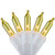Mini Icicle Christmas Lights - Yellow - 7.75' White Wire - 100ct - IMAGE 3