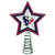 10" Lighted Red and Blue NFL Houston Texans Christmas Tree Topper - IMAGE 1