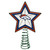 10" Lighted Orange and Blue Star NFL Denver Broncos Christmas Tree Topper - IMAGE 1