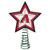 10" Lighted Black and Red Star MLB Arizona Diamondbacks Christmas Tree Topper - IMAGE 1