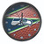 11.5" Blue and White NFL Seattle Seahawks Wall Clock - IMAGE 1