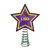 10" Lighted Purple and Yellow Star NCAA LSU Tigers Christmas Tree Topper - IMAGE 1