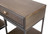 44.25" Bronze and Black Metal Desk with Shelves - IMAGE 5
