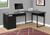 78.75" Black and Gray Contemporary L-Shaped Computer Desk - IMAGE 4