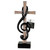 11.75" Entwined with a Treble Clef Tabletop Cross - IMAGE 1