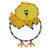 17" Lighted Hatching Baby Chick in Egg Easter Window Silhouette - IMAGE 2