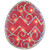 Lighted Easter Egg Window Silhouette Decoration - 12" - Pink - IMAGE 2