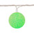 LED Globe Patio Light Set - Multicolor - 10" Spacing - White Wire - 10ct