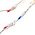 Mini Swag Patriotic Lighting - Red White and Blue - 6' - White Wire - 100ct - IMAGE 5