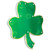 14" Lighted Shamrock St. Patrick's Day Window Silhouette - Clear Lights - IMAGE 4