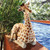 14.5" Resting Giraffe Medium Outdoor Garden Statue - IMAGE 2