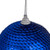 Blue Sequin Shatterproof Ball Christmas Ornament 3" - IMAGE 2
