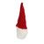 6.25" Red and White Gnome Head with Hat Hanging Christmas Ornament - IMAGE 2