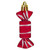 8ct Red and White Peppermint Shatterproof Christmas Ornaments 2.25" - IMAGE 1