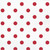 2-Ply Polka Dots and Striped Disposable Luncheon Napkins - 6.5" - Red and White - Club Pack of 192 - IMAGE 2