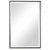 30” Modern Aged Silver Rectangular Detailed Vanity Mirror - IMAGE 1
