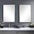 30” Modern Aged Silver Rectangular Detailed Vanity Mirror - IMAGE 2