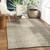 7' x 9' Persian Medallion Design Brown and Beige Rectangular Hand Tufted Area Rug - IMAGE 2