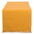 Set of 6 Pumpkin Yellow Rectangular Table Runners with Fringed Border 72" - IMAGE 1
