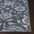 9' x 12' Floral Design Navy Blue and Gray Rectangular Area Throw Rug - IMAGE 6