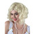 White Classic Marilyn Monroe Halloween Wig Costume Accessory- One Size Fits Most - IMAGE 1