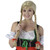 Blonde Braids Dutch Girl Halloween Wig Costume Accessory - One Size Fits Most - IMAGE 2